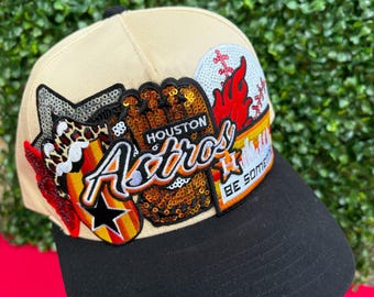 Patch Trucker Hat, Astros, Summer Hat, Houston baseball