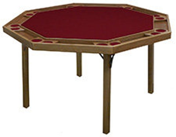 Foldable discount poker table