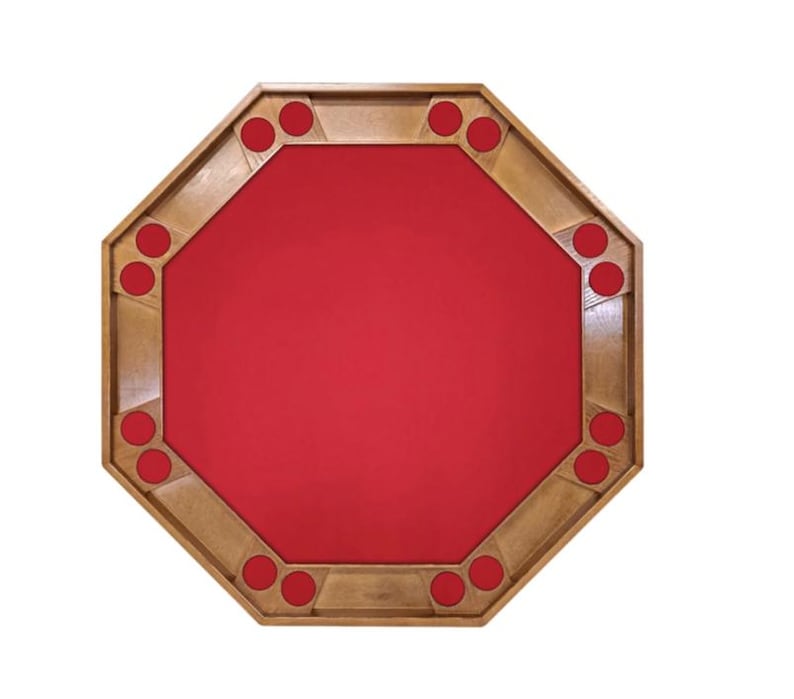 Kestell #48 Oak Compact Poker Table