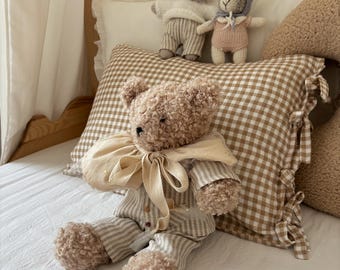 Baby’s first soft toy, soft bear, newborn gift, furry bear , cute toy , baby shower gift , soft toys animals, made in Ukraine