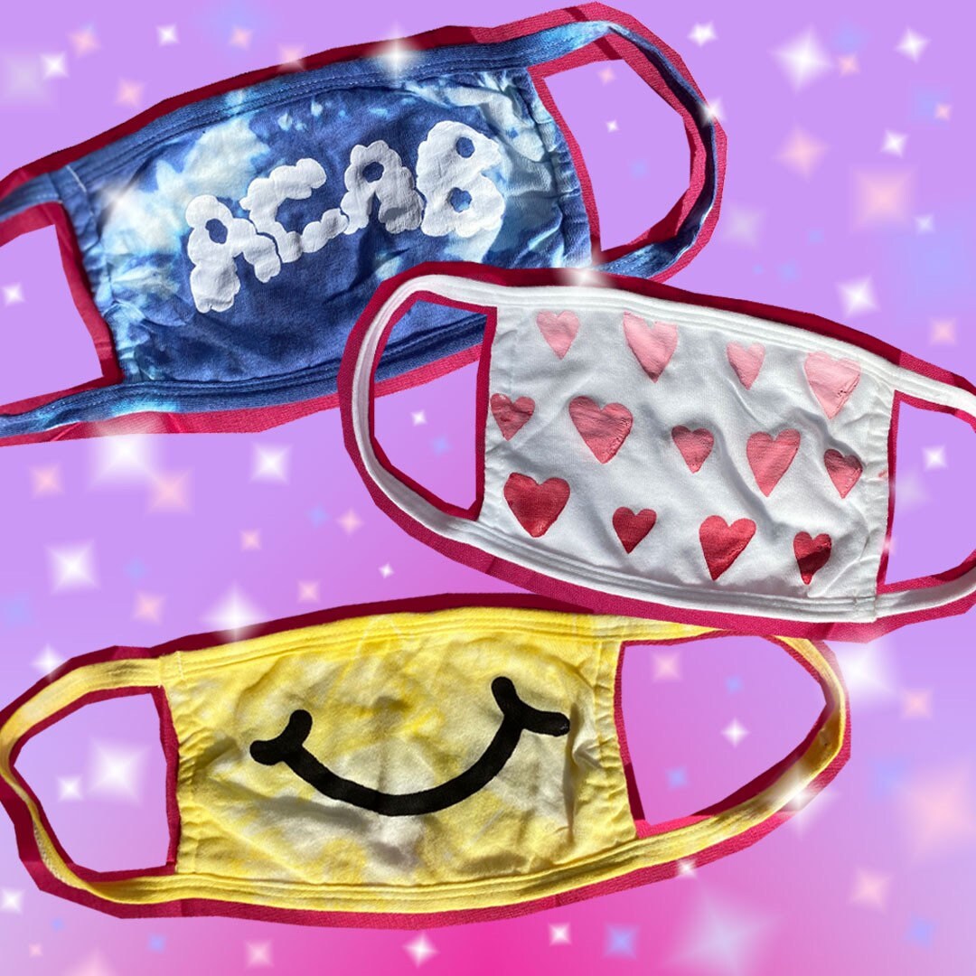 Cute Face Masks Etsy