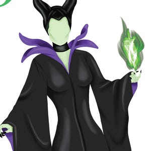 Disney Maleficent Magazine Cover Print | Sleeping Beauty Villain Quote | Fashion Illustration | Wall Art | Gift for her | A1 A2 A3 A4 A5 image 3