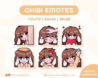 Bunny Chibi Girl Etsy