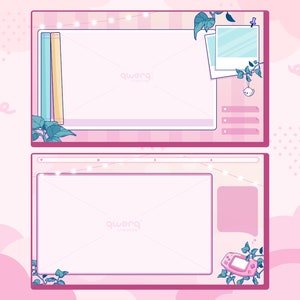 Retro Lofi Overlay | Customizable | Stream Overlay | Retro Gamer | Pixel | Comfy Aesthetic | Pastel | Kawaii