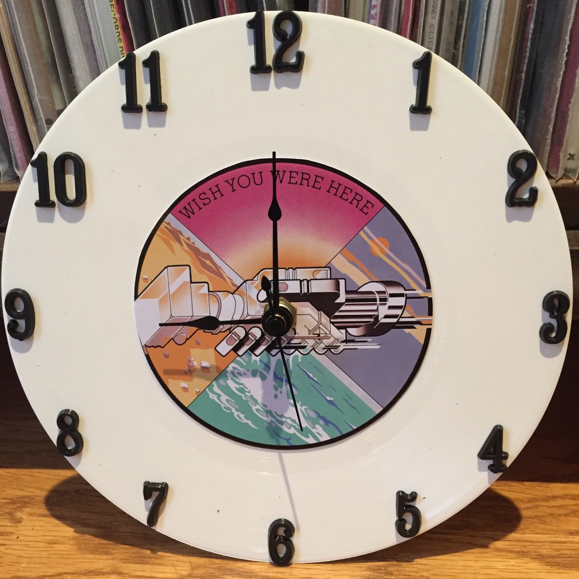 Pink Floyd 7 vinyl record wall clock Etsy