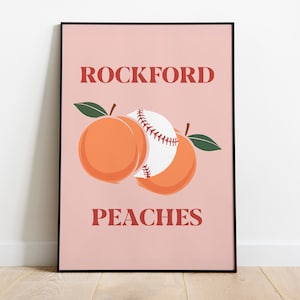 Wall Art, Rockford Peaches, A League Of Their Own, Movie, Digital Download