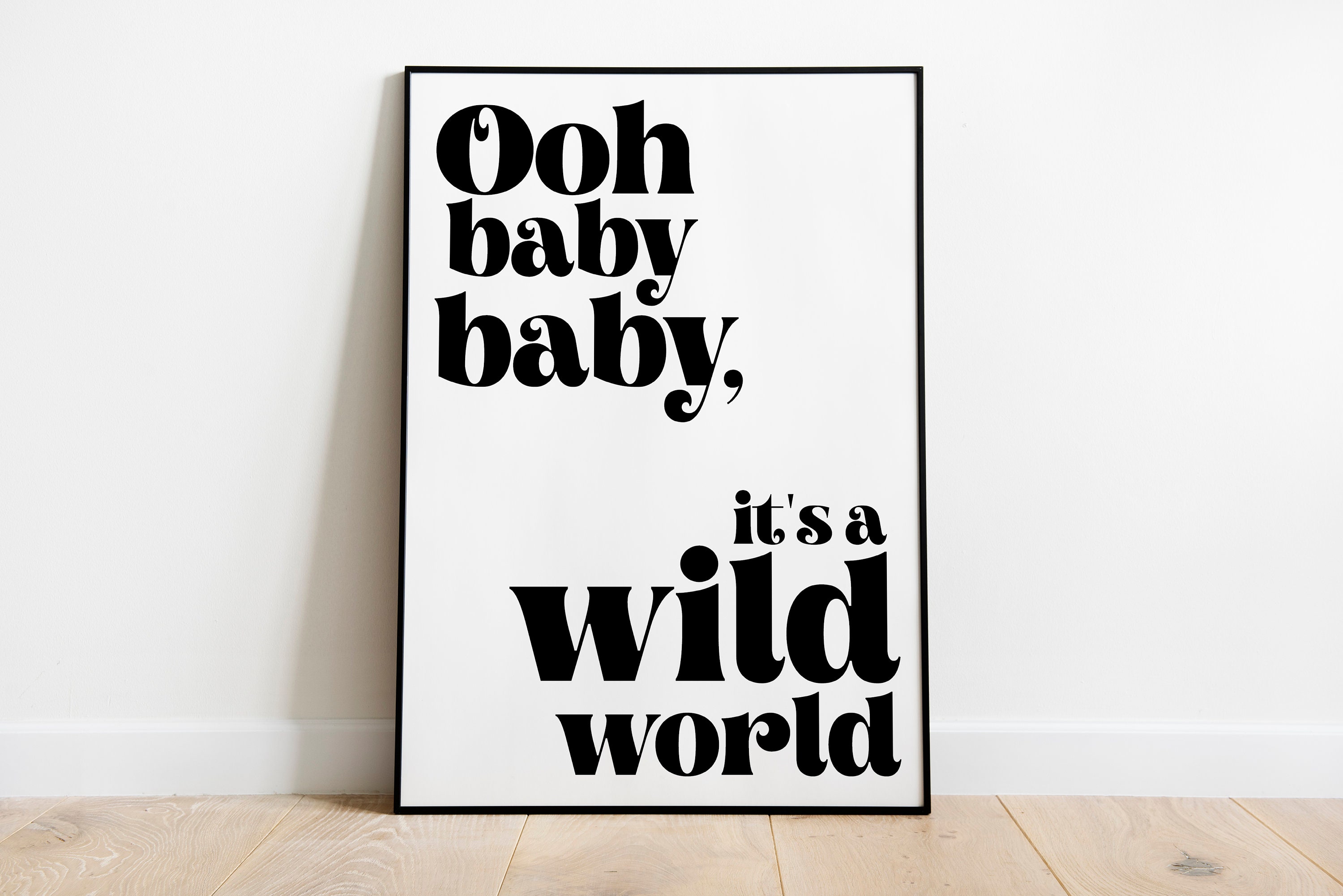 Picture Album - Oh Baby, it's a wild world! (Blue) 1 item