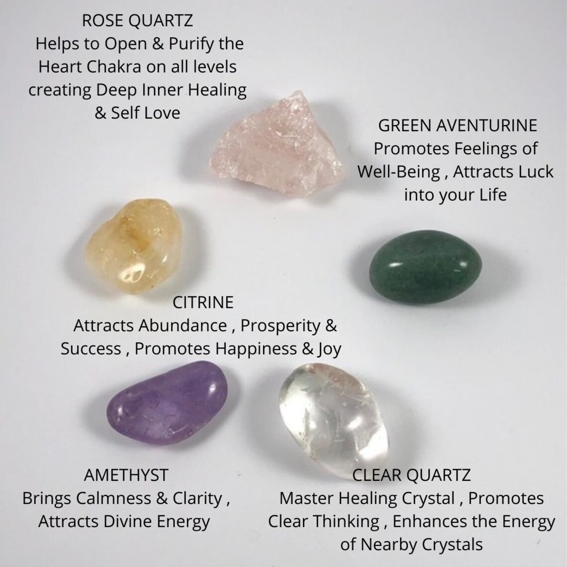 BEST SELLER Crystals to Boost Your Mood Feel Good Crystals Etsy