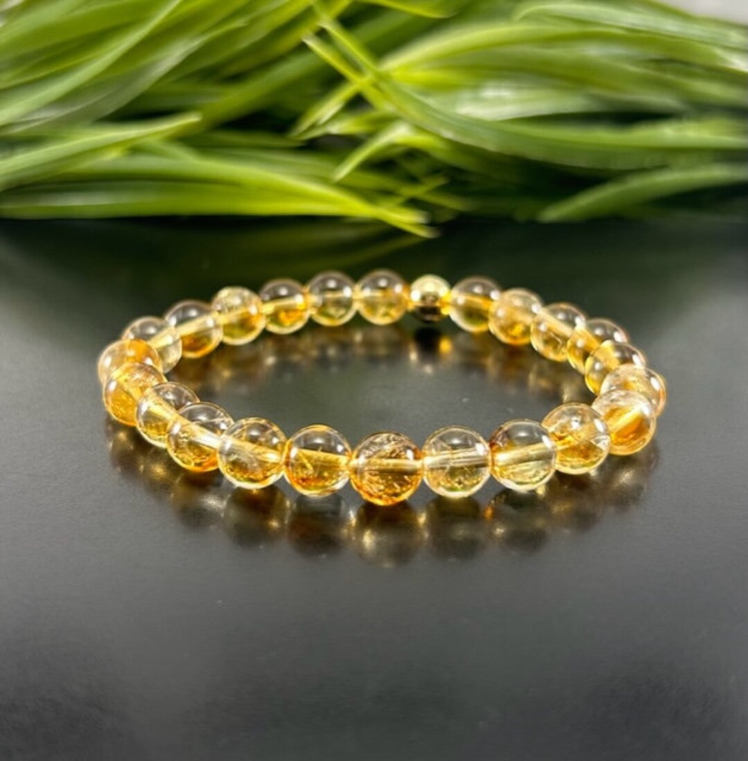 Genuine Citrine Bracelet 14K Gold Accent Healing Crystal Jewelry Etsy Genuine Citrine Bracelet 14K Gold Accent Healing Crystal Jewelry Etsy