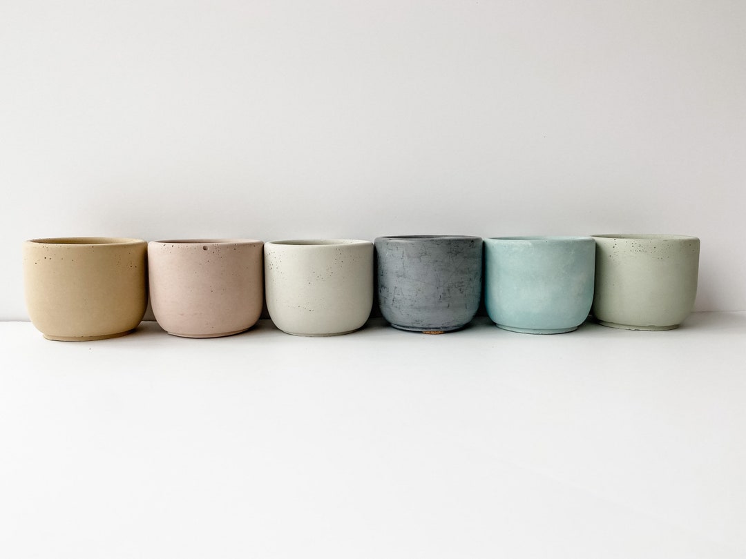 Miniature Concrete Planter Concrete Planter Small Planter Succulent