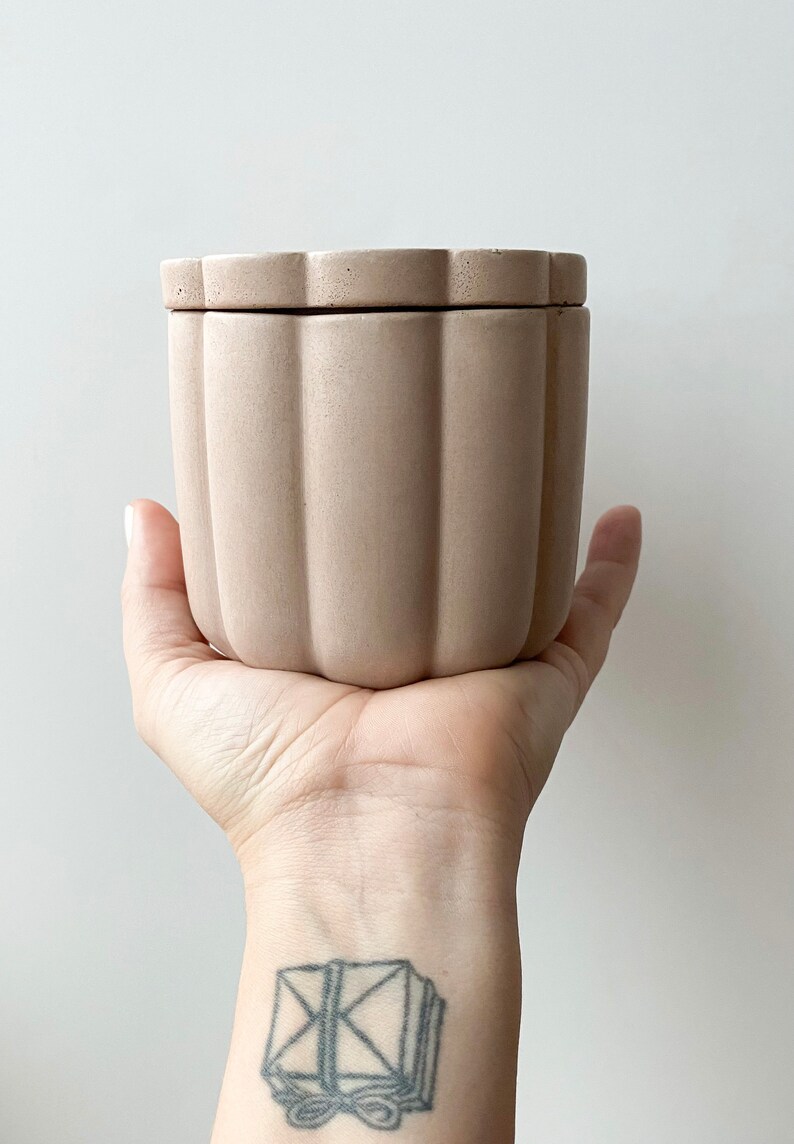 Flower Concrete Jewelry Box | Jewelry Box | Concrete Home Decor | Gift for Her | Valentine’s Day Gift | Birthday Gift | BLACK FRIDAY bild 7