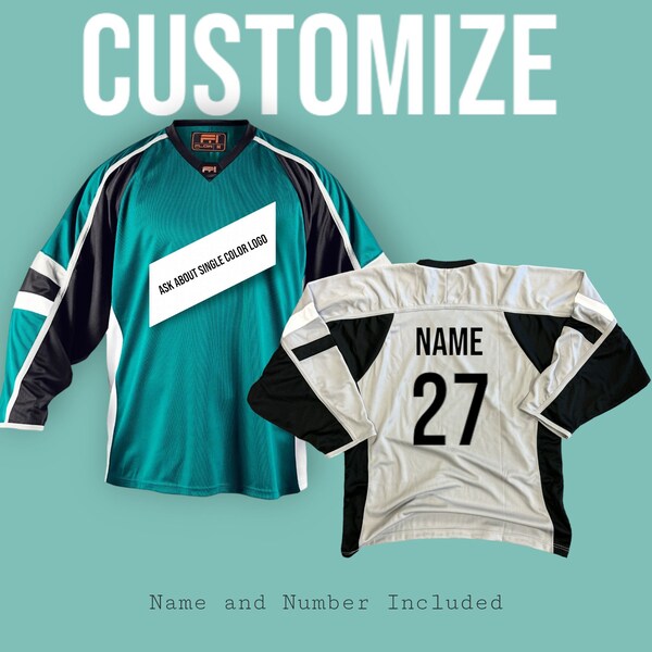 Personalized Hockey Jersey | Customizable Hockey Jersey | Custom Hockey Practice Jersey | Hockey Team Gear | Hockey Jersey | Hockey Player