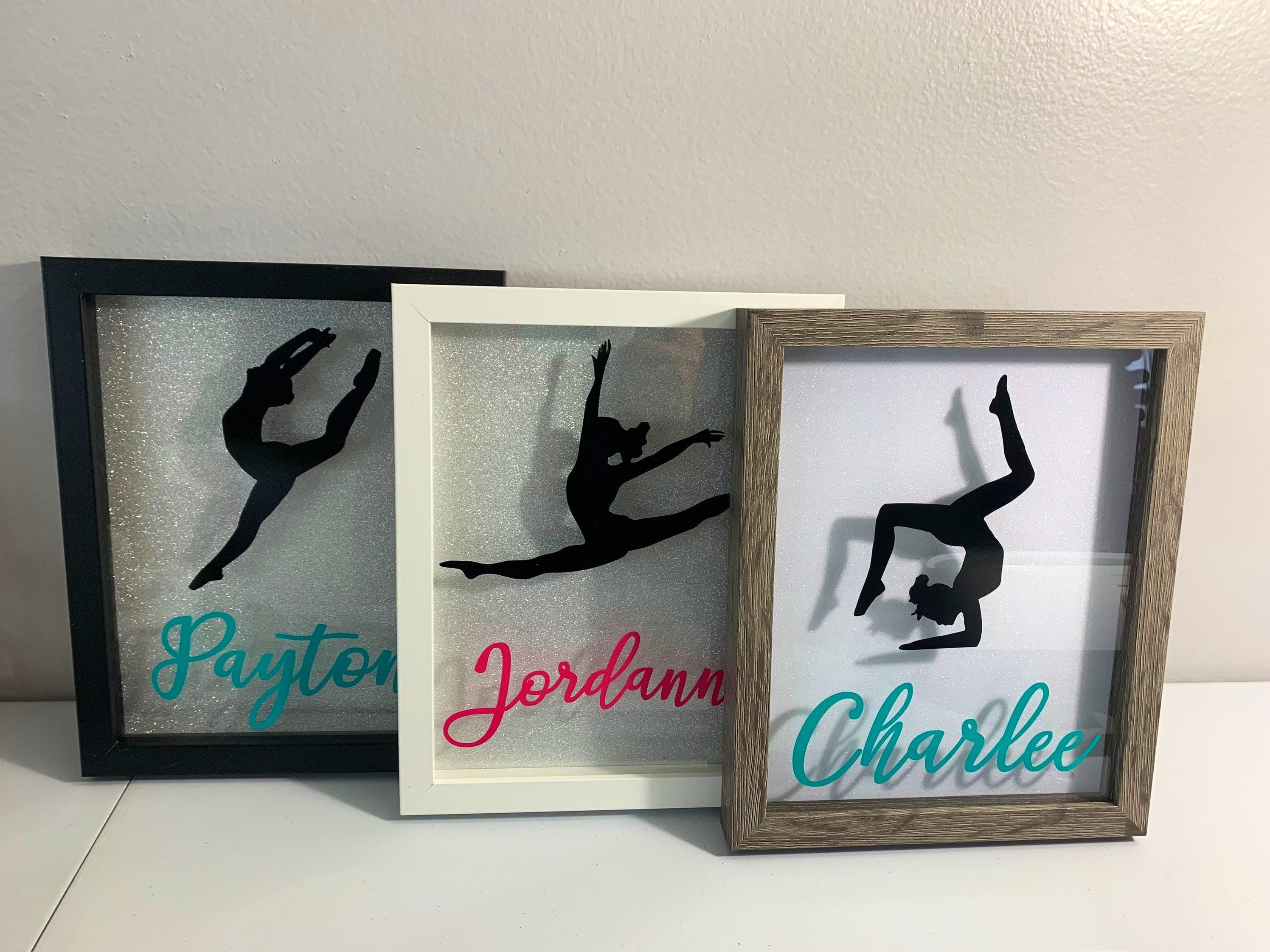 Personalized Dance Shadow Box Competition Pin Holder Display Case Dance  Recital Gift 