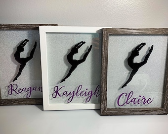Personalized Dance Shadow Box | Competition Pin Holder | Display Case | Dance Recital Gift