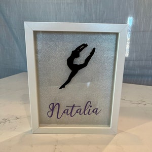 Personalized Dance Shadow Box | Competition Pin Holder | Display Case | Dance Recital Gift