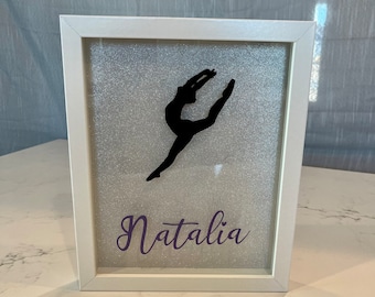 Personalized Dance Shadow Box | Competition Pin Holder | Display Case | Dance Recital Gift