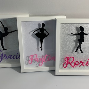 Boîte d'ombre de danse personnalisée | Porte-broches de compétition | Vitrine | Cadeau de récital de danse
