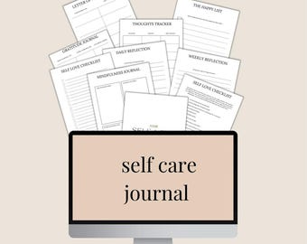 Self Love Planner | Printable A4 Journal for Mindfulness, Gratitude, Self-Care & Personal Growth | Digital Download