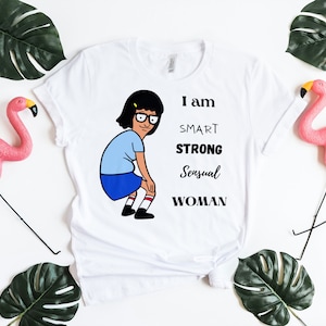 Tina Belcher Bobs Burgers Tablier de t-shirt graphique d&#39;animation pour adultes Tote bag