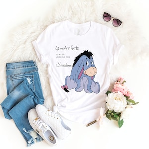 Eeyore Winnie the Pooh Disney Tshirt Apron Tote Bag