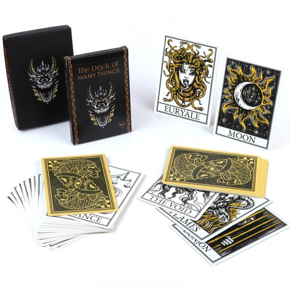 Deck of Many Things Dungeons and Dragons D&amp;D 5E Dungeon | Etsy