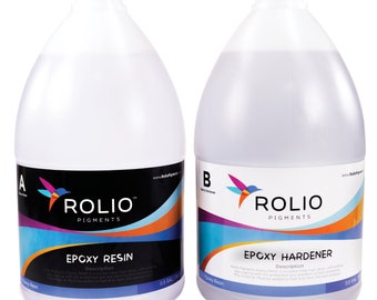 Epoxy Resin - 1 Gallon Kit, Crystal Clear, Glossy, UV Resistant, for DIY Art Crafts, Jewelry, Cast Coating Wood, Cast Resin, Molds 1:1 Ratio