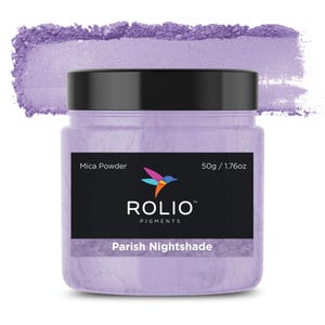 Mica Powder Parish Nightshade Color Pigment Powder for Epoxy Resin, Silicone, Nail Polish, Makeup, Candle Making, Bath Bombs, Soap, Paint