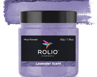 Mica Powder Lavander Scent Purple Color Pigment Powder for Epoxy Resin, Silicone, Nail Polish, Makeup, Candle Making, Bath Bomb, Soap, Paint