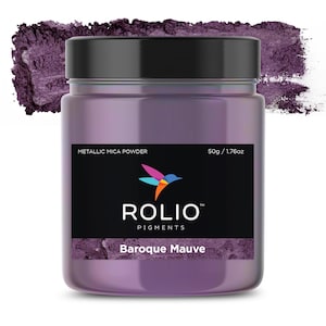 Baroque Mauve 50g Metallic Mica Powder Pigment for Epoxy Resin, Silicone, Nail Polish, Makeup, Candle Making, Cosmetics, Soap Making, Paint