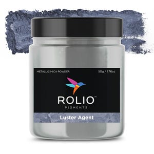 Luster Agent 50g Metallic Mica Powder Pigment for Epoxy Resin, Silicone, Nail Polish, Makeup, Candle Making, Cosmetics, Soap Making, Paint
