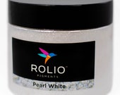 Mica Powder Pearl White Color Pigment Powder for Slime, Nail Polish, Makeup, Epoxy Resin, Candle Making, Bath Bombs, Soap Colorant, Paint
