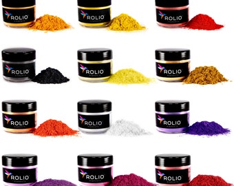 Mica Powder - 30 Pearlescent Epoxy Resin Color Pigments Set- Natural  Cosmetic Grade Pigment for Soap Dye, Lip Gloss, Nail Polish, Makeup, Epoxy  Resin, Candle Making, Bath Bombs, Slime, 5g/0.18oz