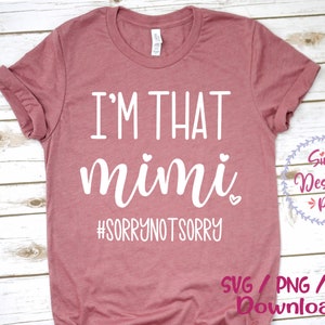 Mother S Day This Mimi Is Loved To The Moon Back Svg Etsy