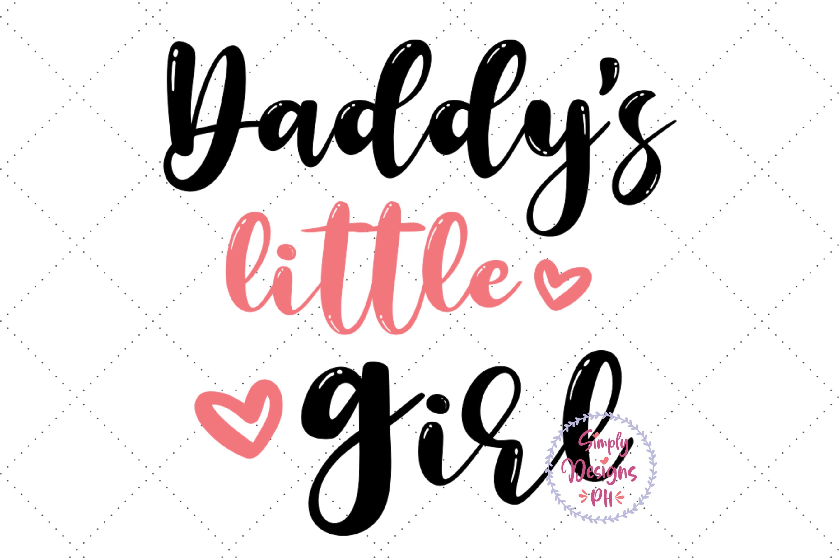 Daddy's Little Girl SVG Daddy's girl svg dxf and png | Etsy