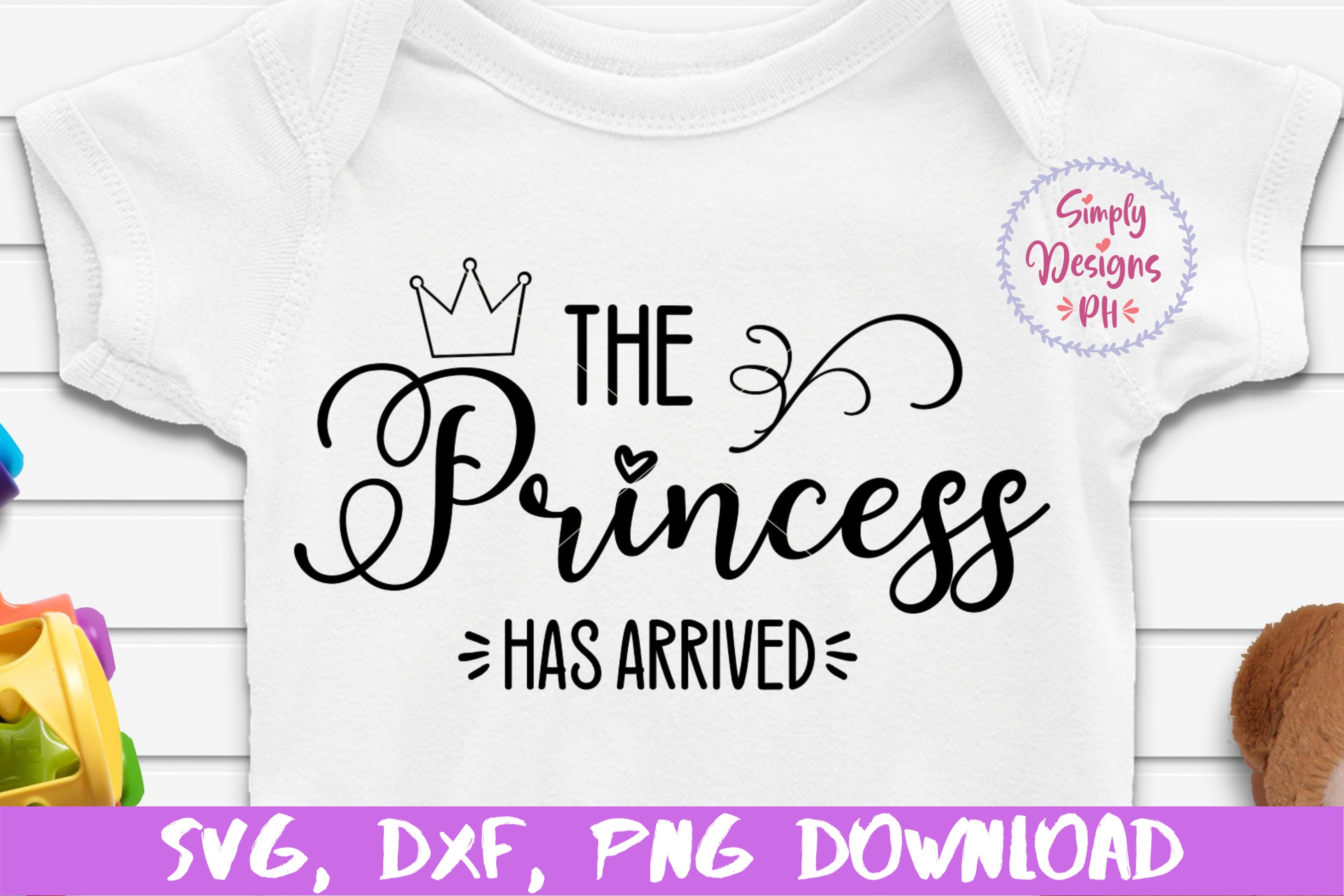The Princess Has Arrived SVG PNG Files for Cutting Machines, Digital ...