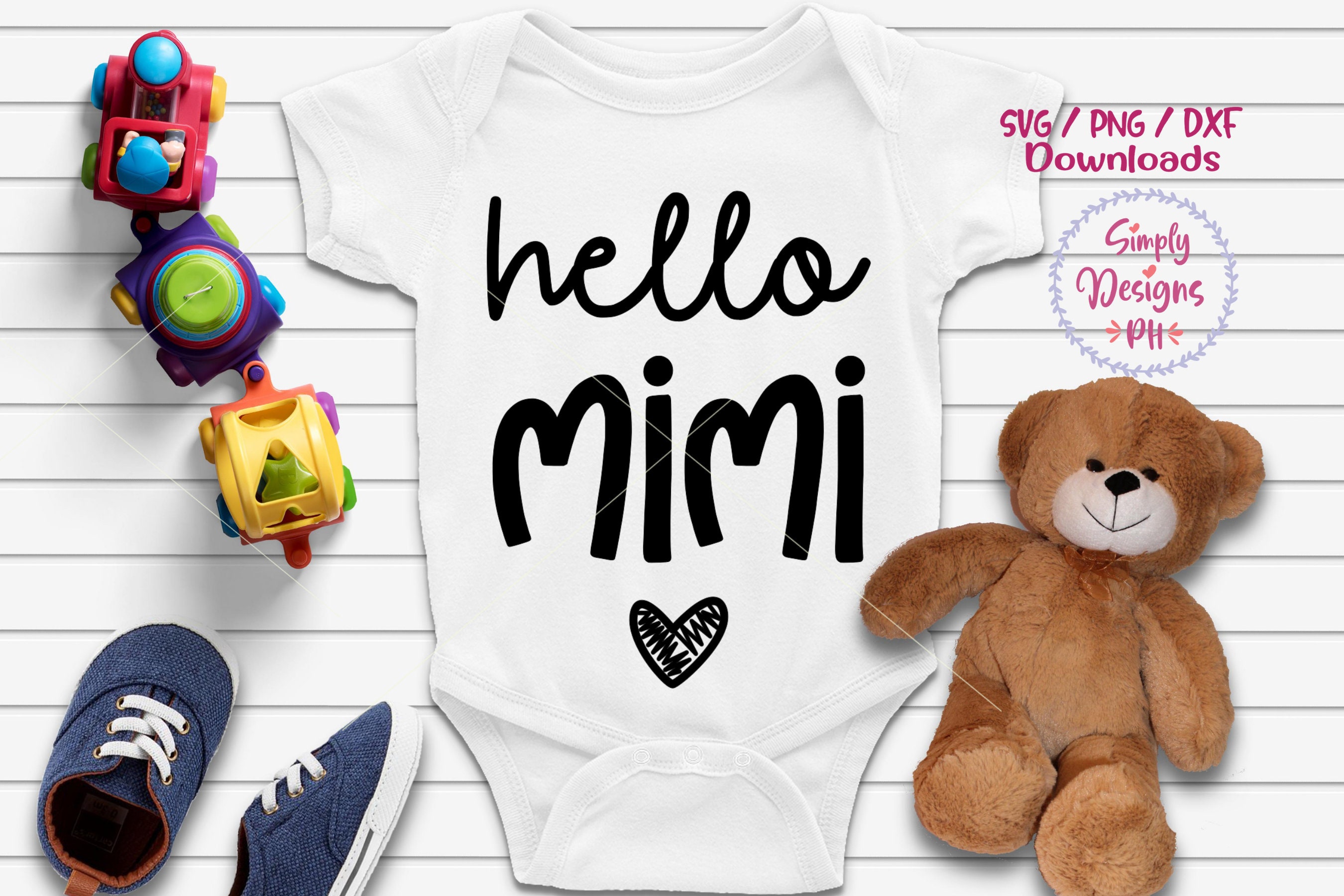 Hello Mimi Svg Pregnancy Announcement Svg Baby Announcement - Etsy UK