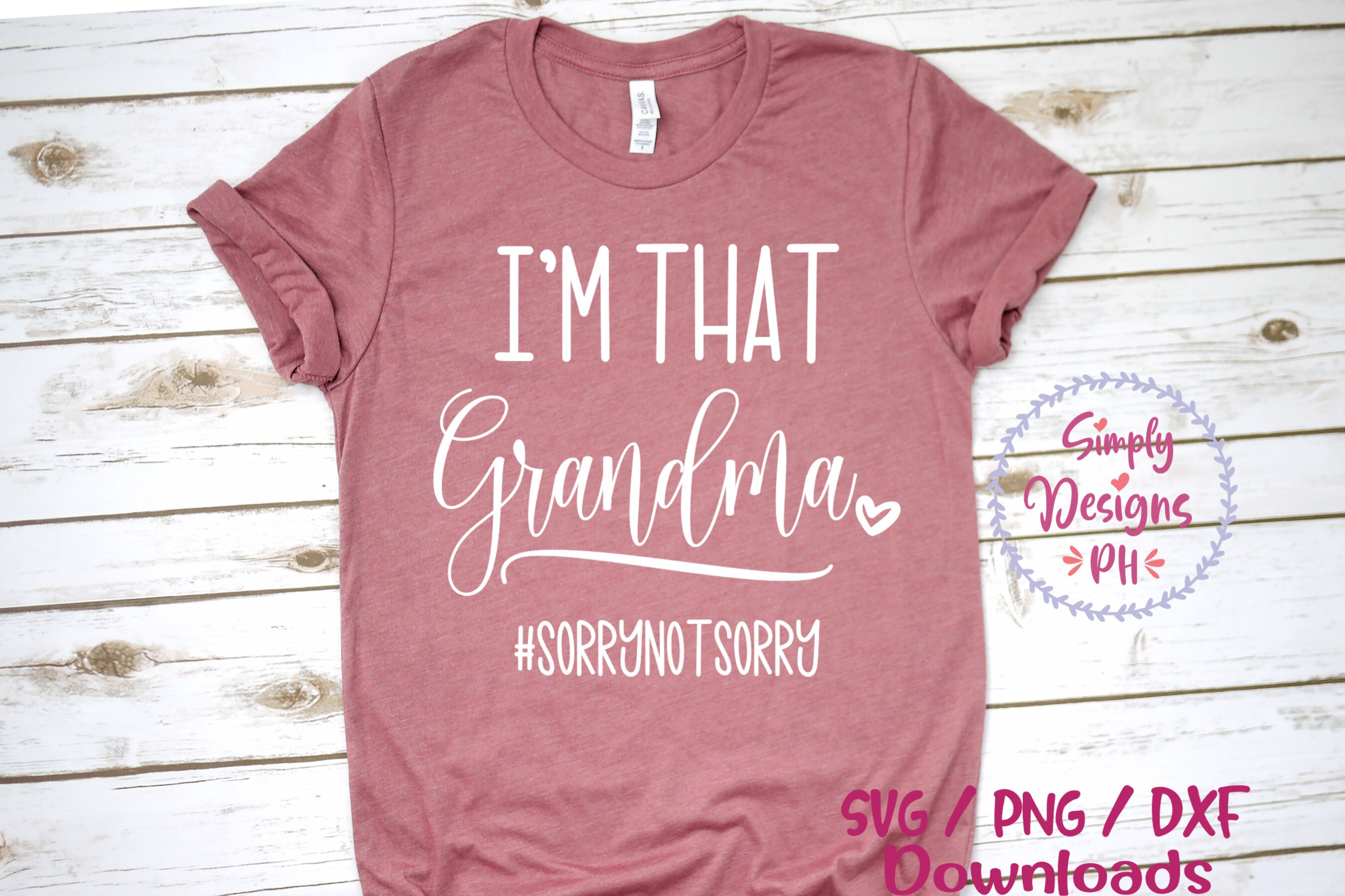 Grandma Funny Svg Funny Saying Svg Im That Grandma Sorry - Etsy
