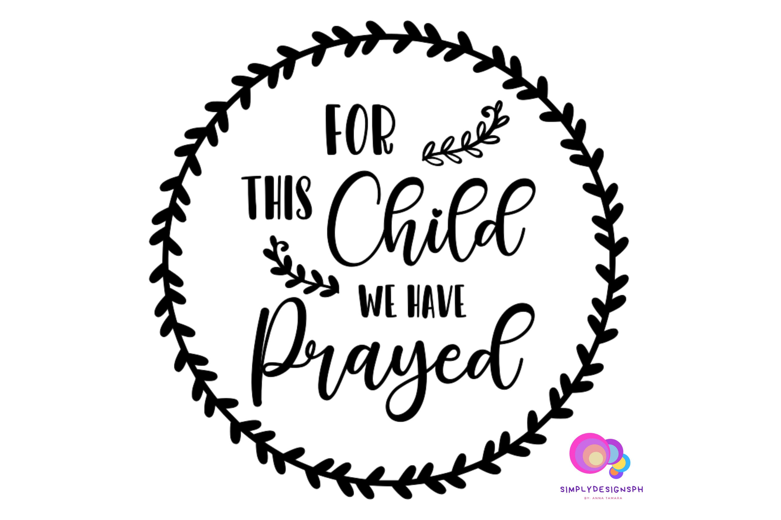 Boys' - Instant Message - For This Child We Have Prayed Baby Graphic One Piece