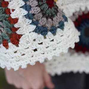 Granny Square Rebecca Jacket Digital Crochet Pattern image 7