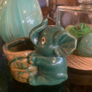 Vintage Elephant Planter