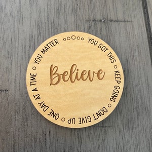 Inspirational Quotes Positive Affirmation Gift for Her Anxiety Tokens ...