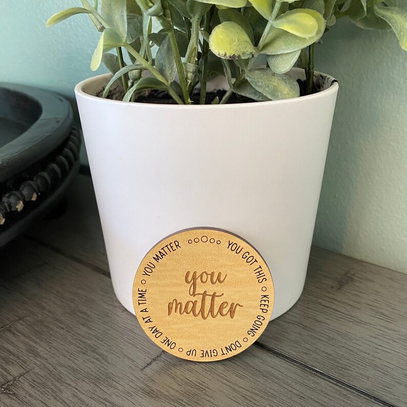 Inspirational Quotes Positive Affirmation Gift for Her Anxiety Tokens ...