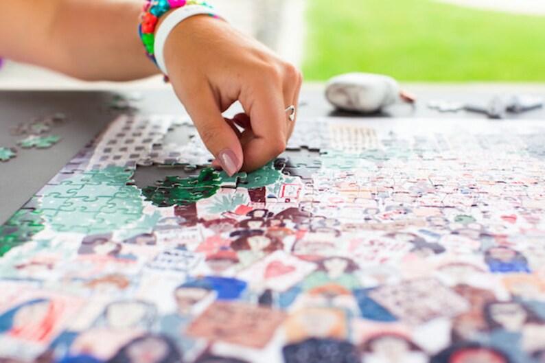 Colorful 500 Piece Jigsaw Puzzle for Adults the Movement Etsy