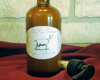Homemade Goat's Milk Liquid Soap