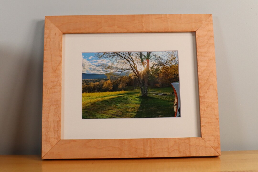 Curly Maple Picture Frame Etsy