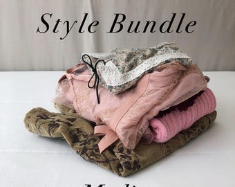 PERSONALIZED STYLE BUNDLE y2k and vintage clothing bundle 4pc Customized Bundle