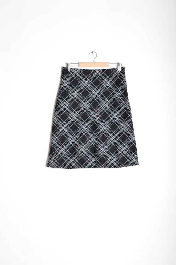 スカート LENINA GLADYS wool check skirt_gray MUSINSA | LENINA GLADYS wool check skirt_MARTINI OLIVE