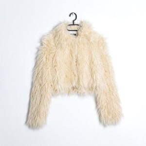 Tan Shearling Jacket White Mongolian Lamb Trim Size 2-4 99444 – MARC  KAUFMAN FURS