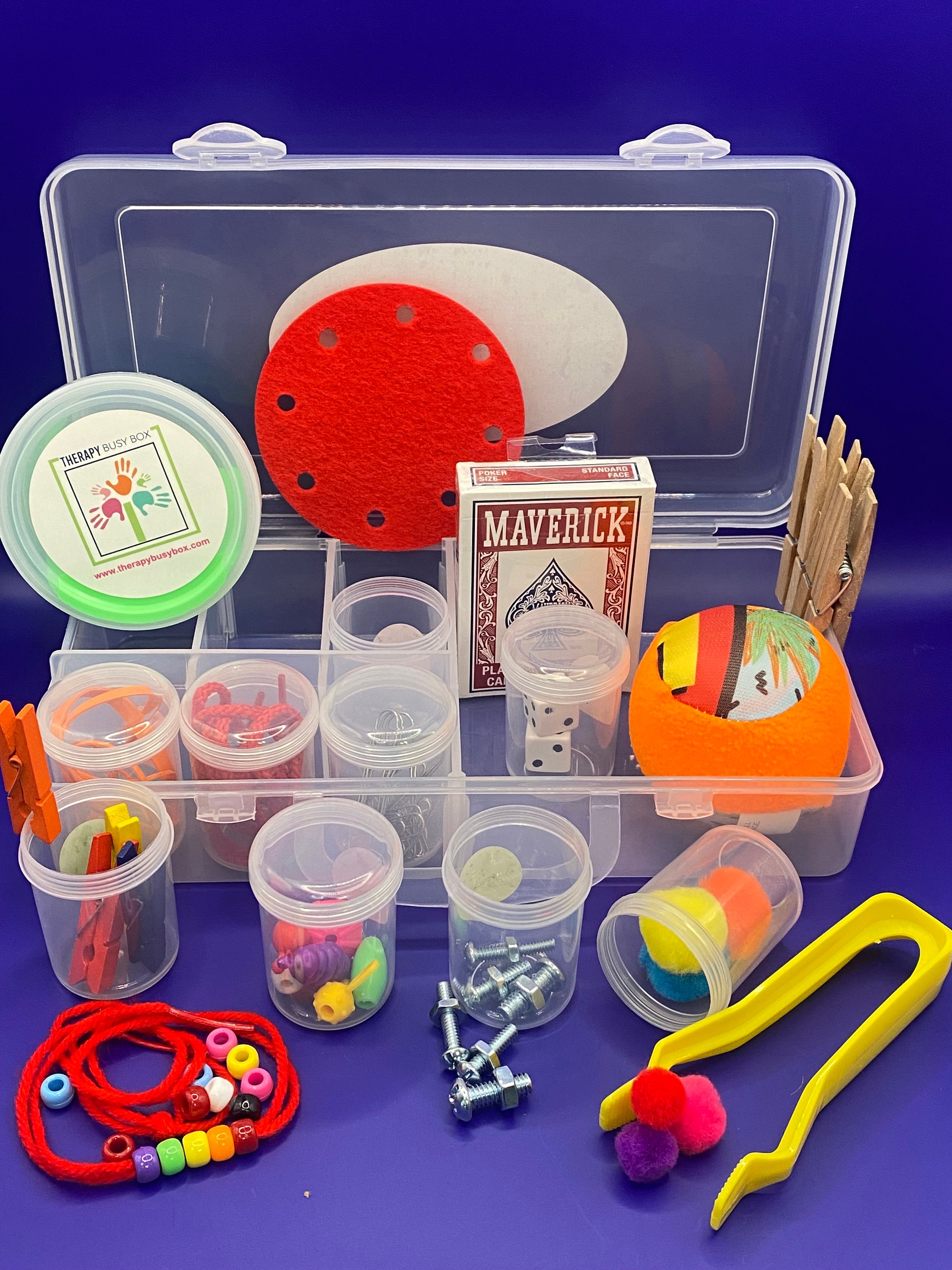 Sensory Fine Motor Kit in Colors and Shapes for Toddlers and Kids