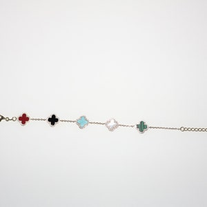Vier-Blatt-Zirkonia-Armband